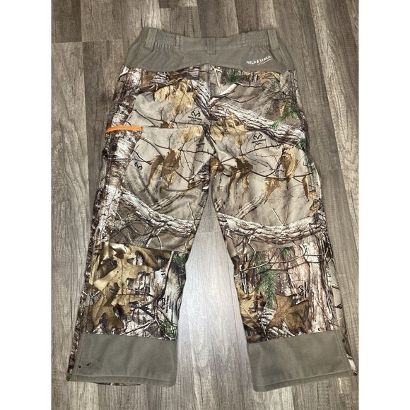 Field & Stream Real Tree Camo Pants Youth XL No Scent C3 - Hydrorepel Hunting - Picture 2 of 9